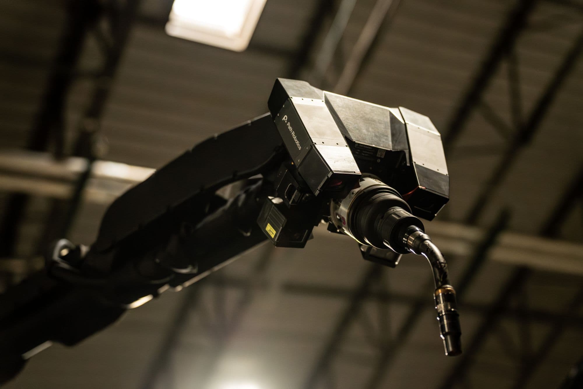 Path Robotics intelligent welding cell - AI-powered robotic welding automation for American manufacturing